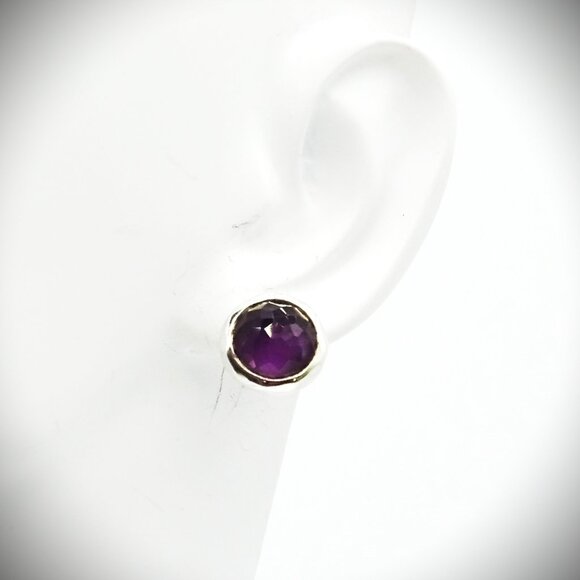 Small Two Leaf 925 Sterling Silver White Pearl Grape Cluster  IPPOLITA Wonderland Lollipop Sterling Silver Grape Mother of Pearl Earrings